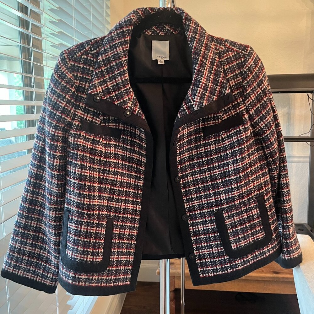 Halogen Plaid Jacket